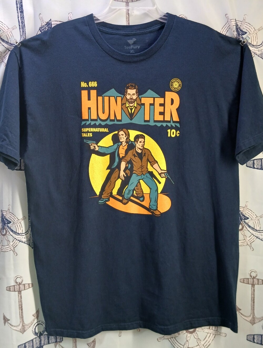Supernatural " Hunter" Comic Version T-shirt/ Size XL
